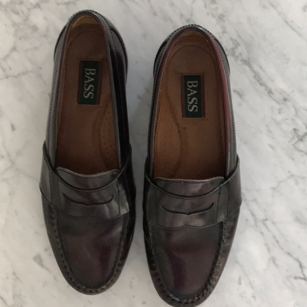Bass penny loafers brown 10.5 M